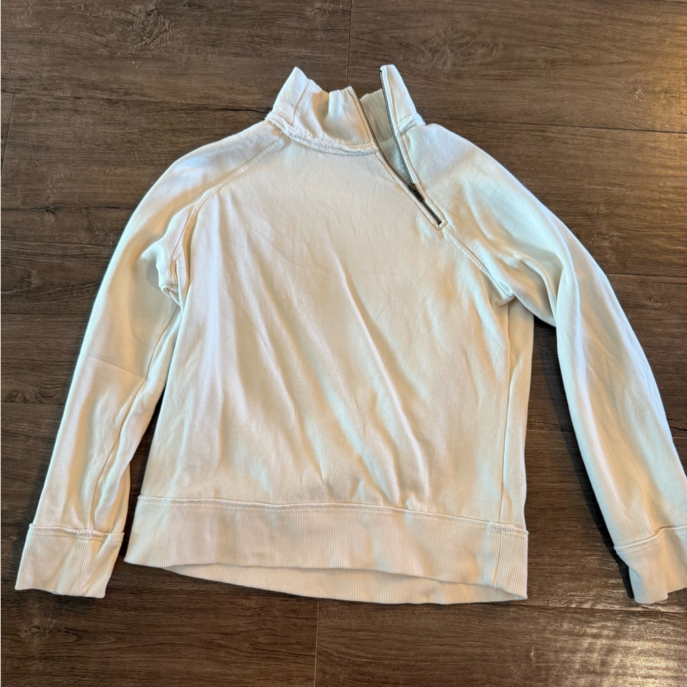We The Free Cream Quarter-Zip Pullover